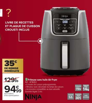 Friteuse sans huile Air fryer