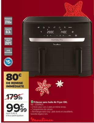 Friteuse sans huile air fryer XXL