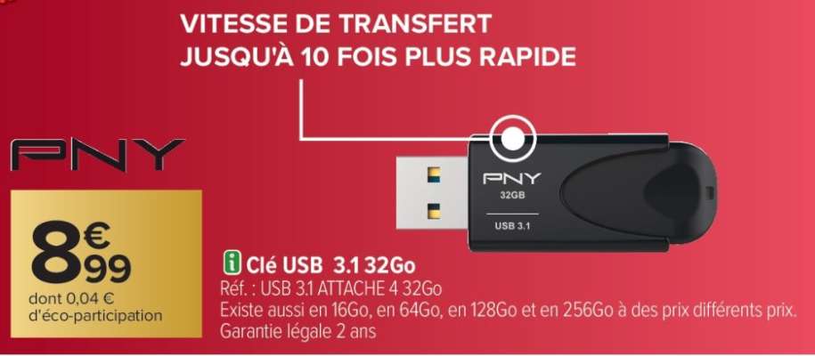 Clé USB 3.1 32Go