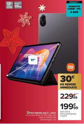 Pack tablette pad 2 + cover