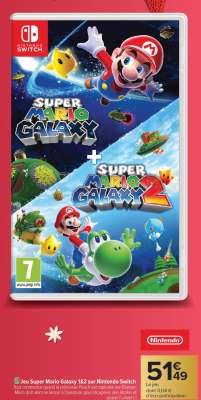 Jeu Super Mario Galaxy 1 & 2 sur Nintendo Switch