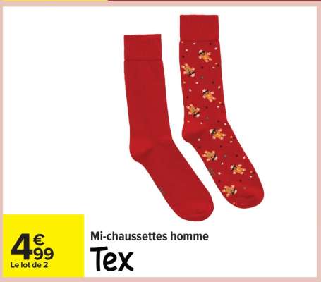Mi-chaussettes homme
