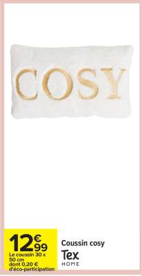 Coussin cosy