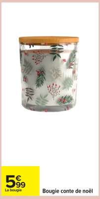 Bougie conte de noël