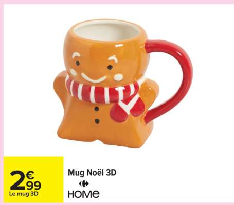 Mug Noël 3D