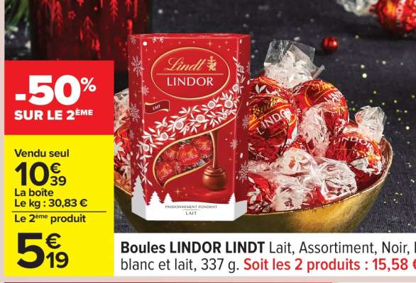 Boules Lindor Lindt