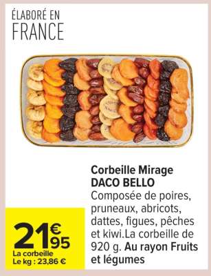 Corbeille Mirage DACO BELLO