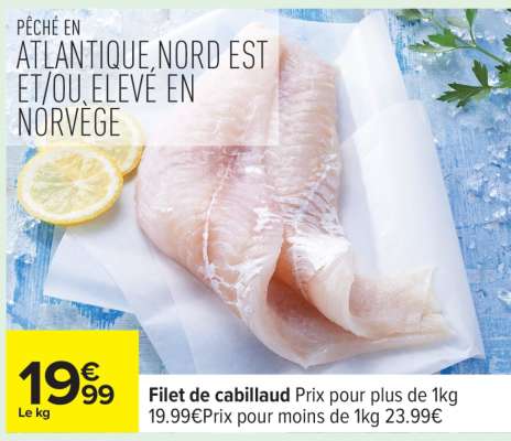 Filet De Cabillaud