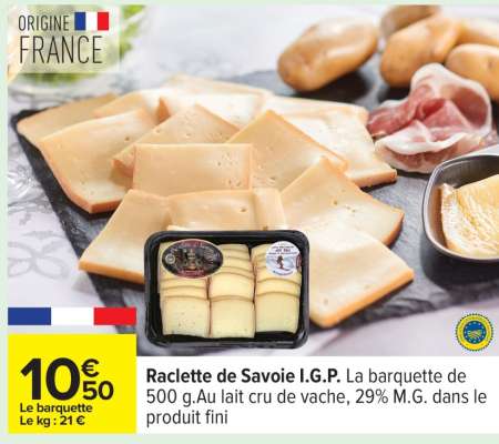 Raclette de Savoie I.G.P.