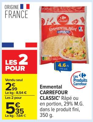 Emmental CARREFOUR CLASSIC'
