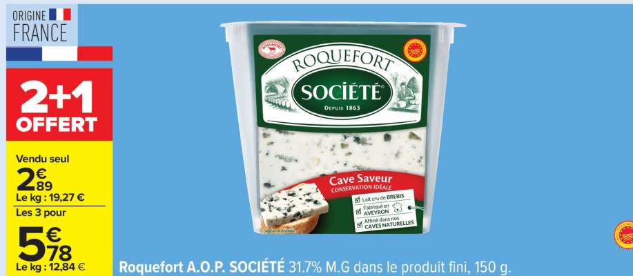 Roquefort A.O.P SOCIETE