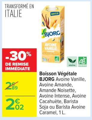 Boisson végétale BJORG