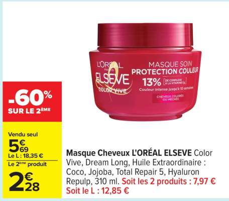 Masque Cheveux L'ORÉAL ELSEVE