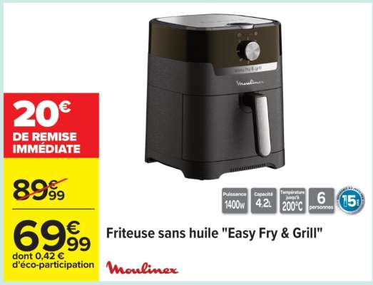 Friteuse sans huile "Easy Fry & Grill"