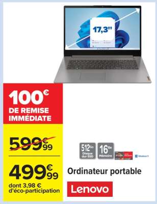 Lenovo Ordinateur portable