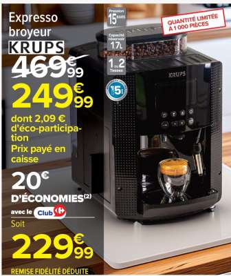 Expresso broyeur KRUPS