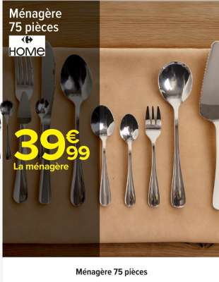 Ménagère 75 pièces