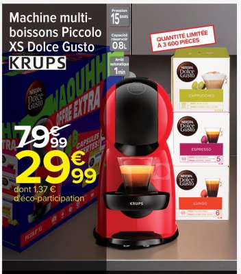 Machine multi-boissons Piccolo XS Dolce Gusto