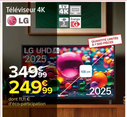 Téléviseur 4K* LG