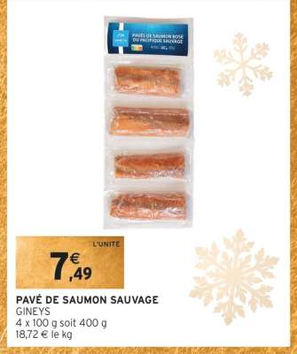 PAVÉ DE SAUMON SAUVAGE