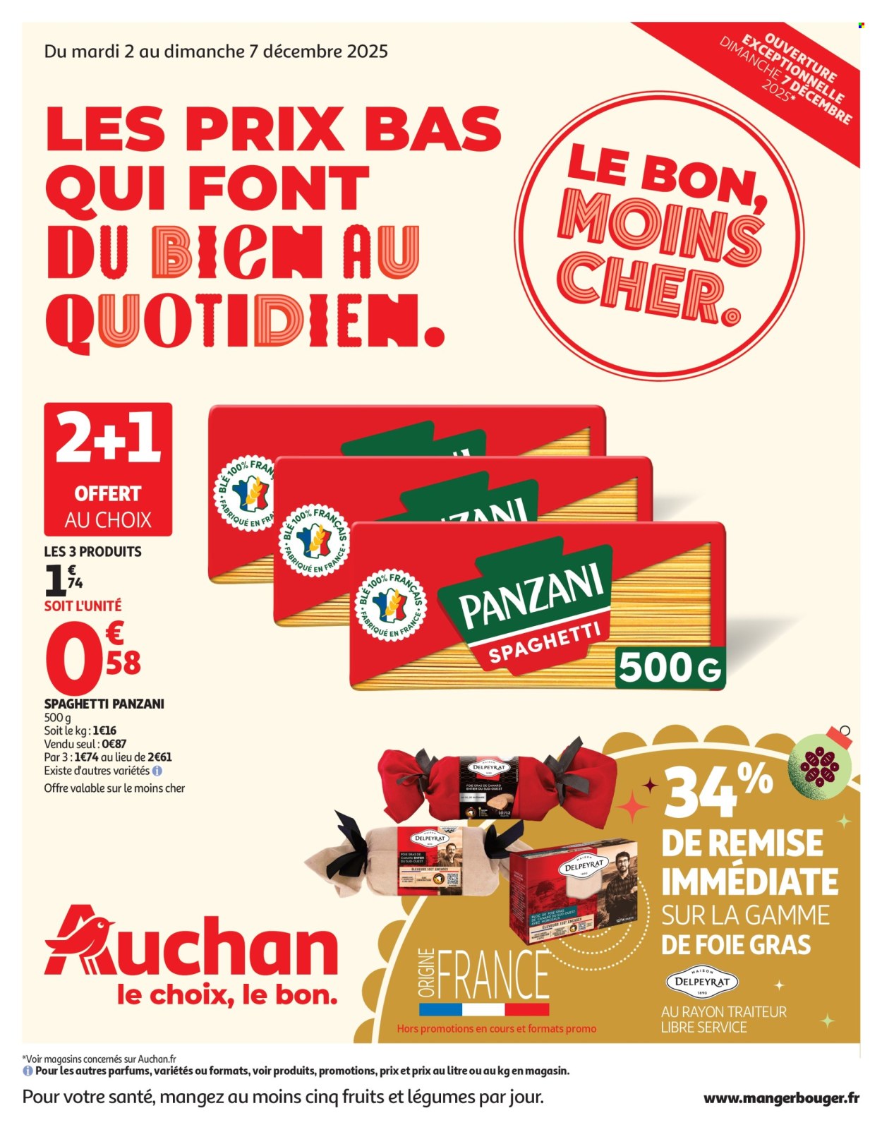 Catalogue Auchan - 02/12/2025 - 07/12/2025. Page 1