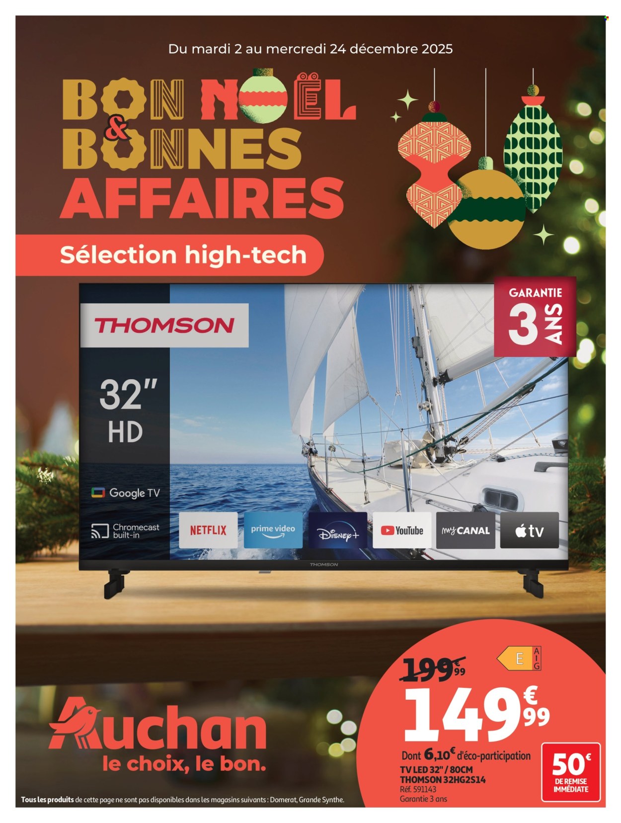 Catalogue Auchan - 02/12/2025 - 24/12/2025. Page 1