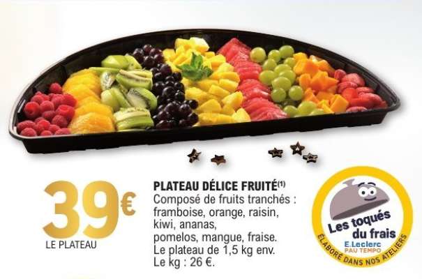 PLATEAU DÉLICE FRUITÉ