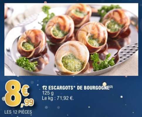 12 Escargots de Bourgogne