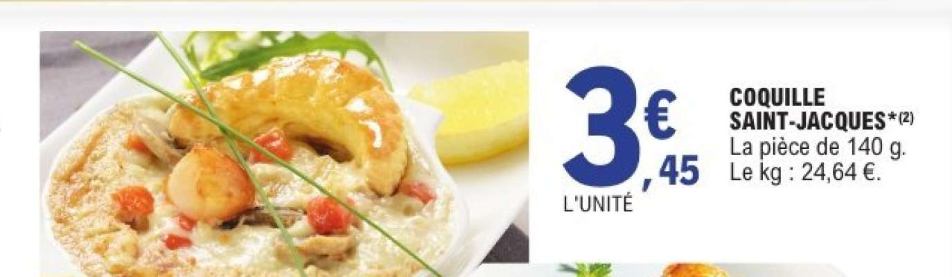 COQUILLE SAINT JACQUES