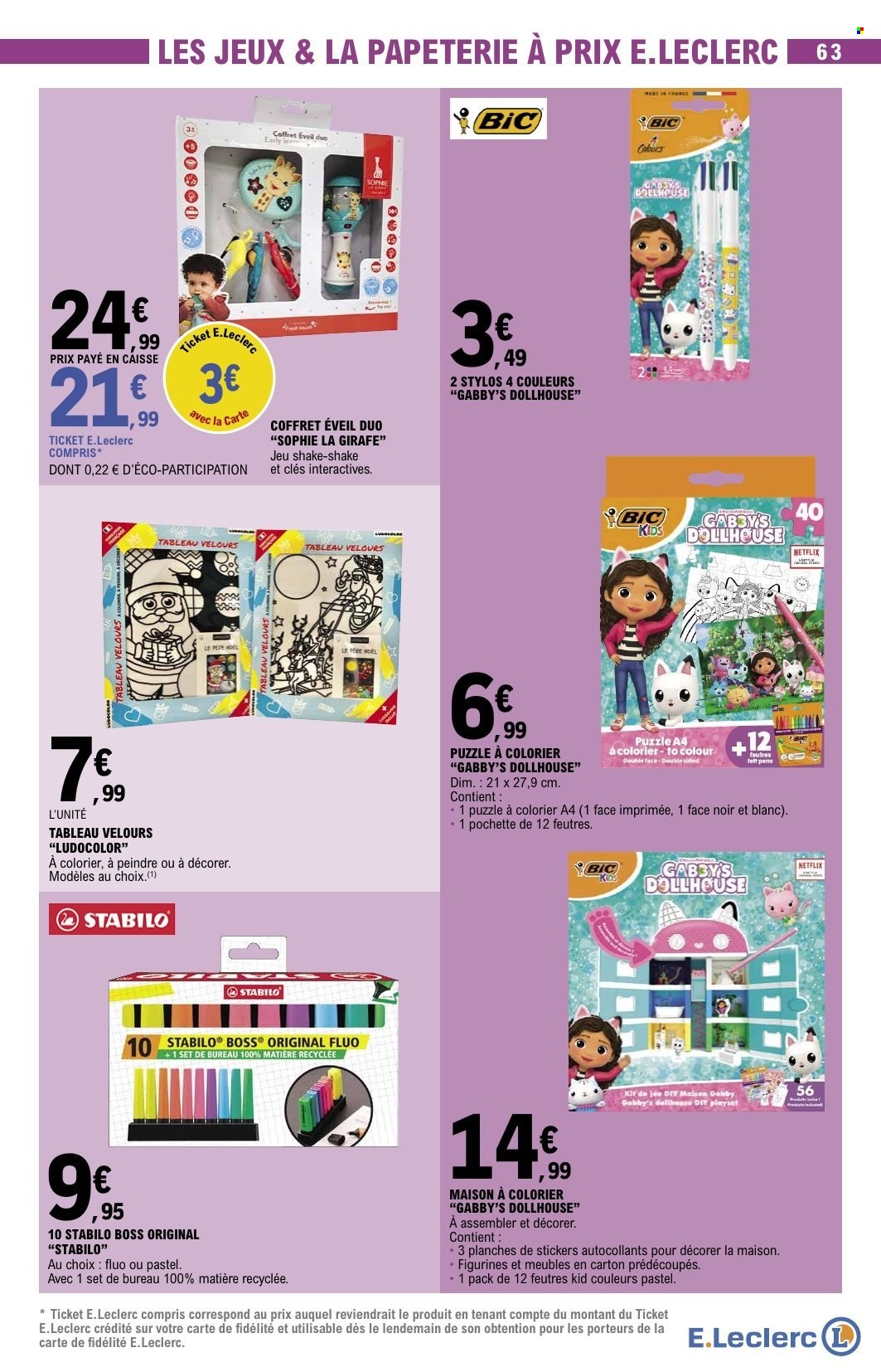 Catalogue E.Leclerc - 02/12/2025 - 13/12/2025. Page 63