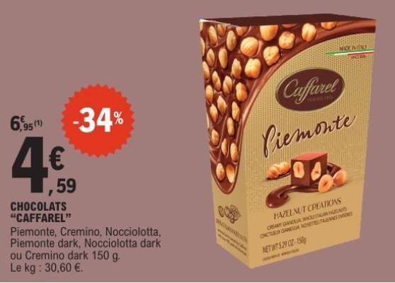 CHOCOLATS “CAFFAREL”
