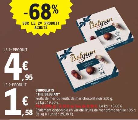 Chocolats 'The Belgian'