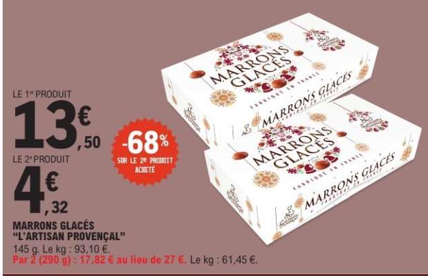 Marrons Glacés 'L'Artisan Provençal'