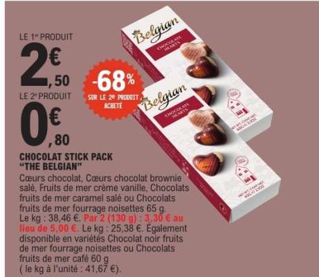 Chocolat Stick Pack 'The Belgian'