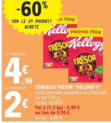 Céréales Trésor Kellogg's