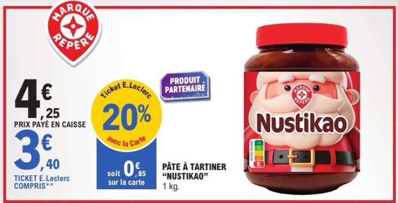PÂTE À TARTINER “NUSTIKAO”