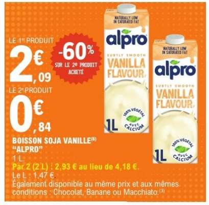 Boisson Soja Vanille "Alpro"