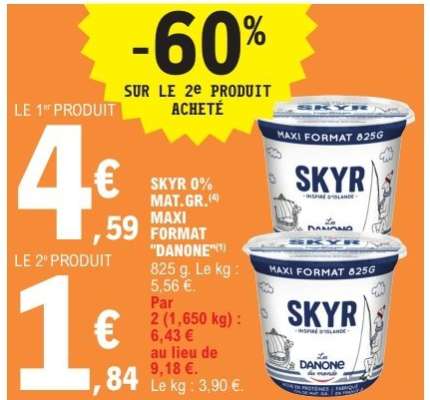 SKYR 0% MAT.GR. MAXI FORMAT "DANONE"