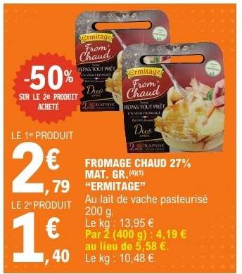 FROMAGE CHAUD 27% MAT. GR. 'ERMITAGE'