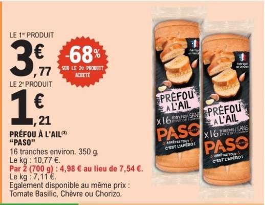 Préfou à l'ail PASO
