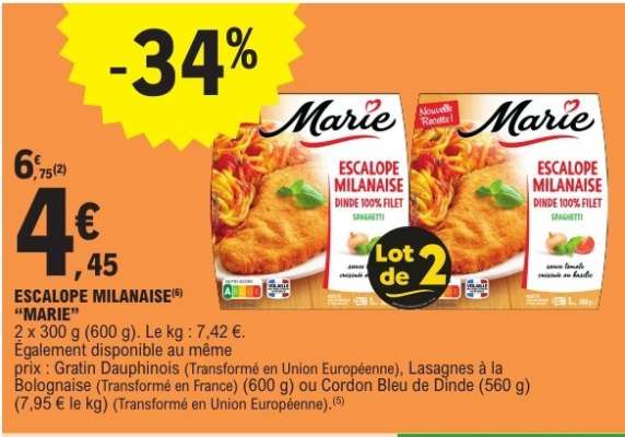 Escalope Milanaise Marie