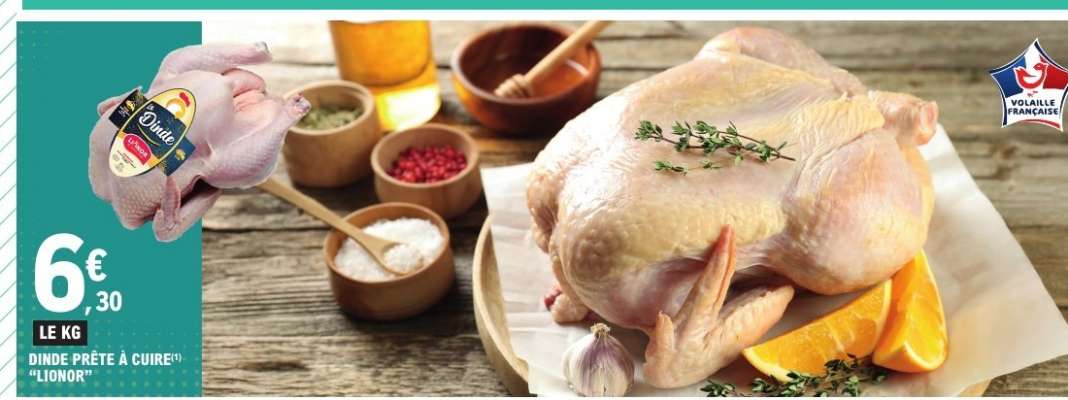 DINDE PRÊTE À CUIRE "LINIOR"