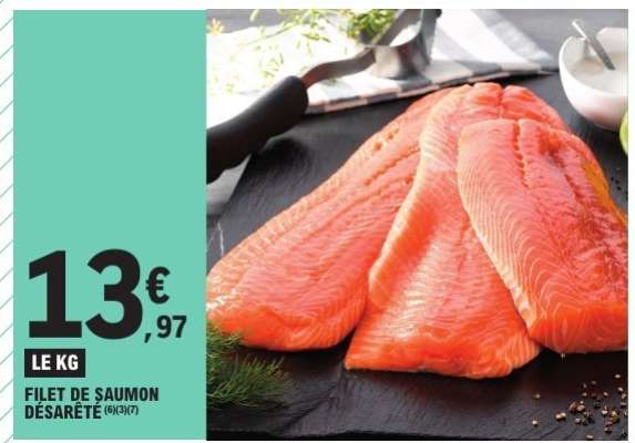 FILET DE SAUMON DÉSARÊTÉ