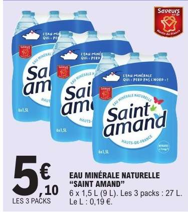 Eau Minérale Naturelle Saint Amand