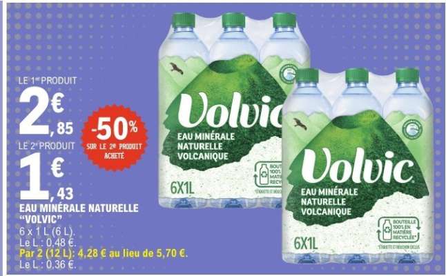 Eau Minérale Naturelle Volvic