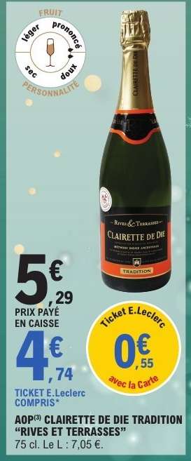 AOP Clairette de Die Tradition 'Rives et Terrasses'