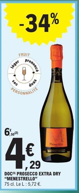 DOC PROSECCO EXTRA DRY "MENESTRELLO"
