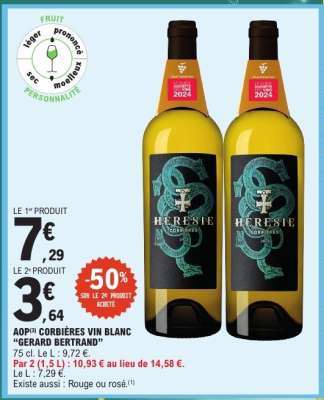 AOP CORBIÈRES VIN BLANC 'GERARD BERTRAND'