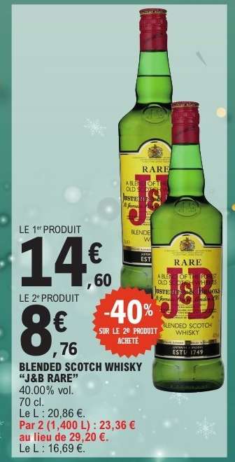 BLENDED SCOTCH WHISKY "J&B RARE"