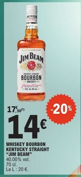 WHISKEY BOURBON KENTUCKY STRAIGHT “JIM BEAM”